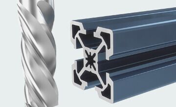 Vention Extrusions, machined to lenght