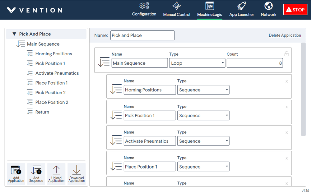 Run MachineApps and track your machine’s status