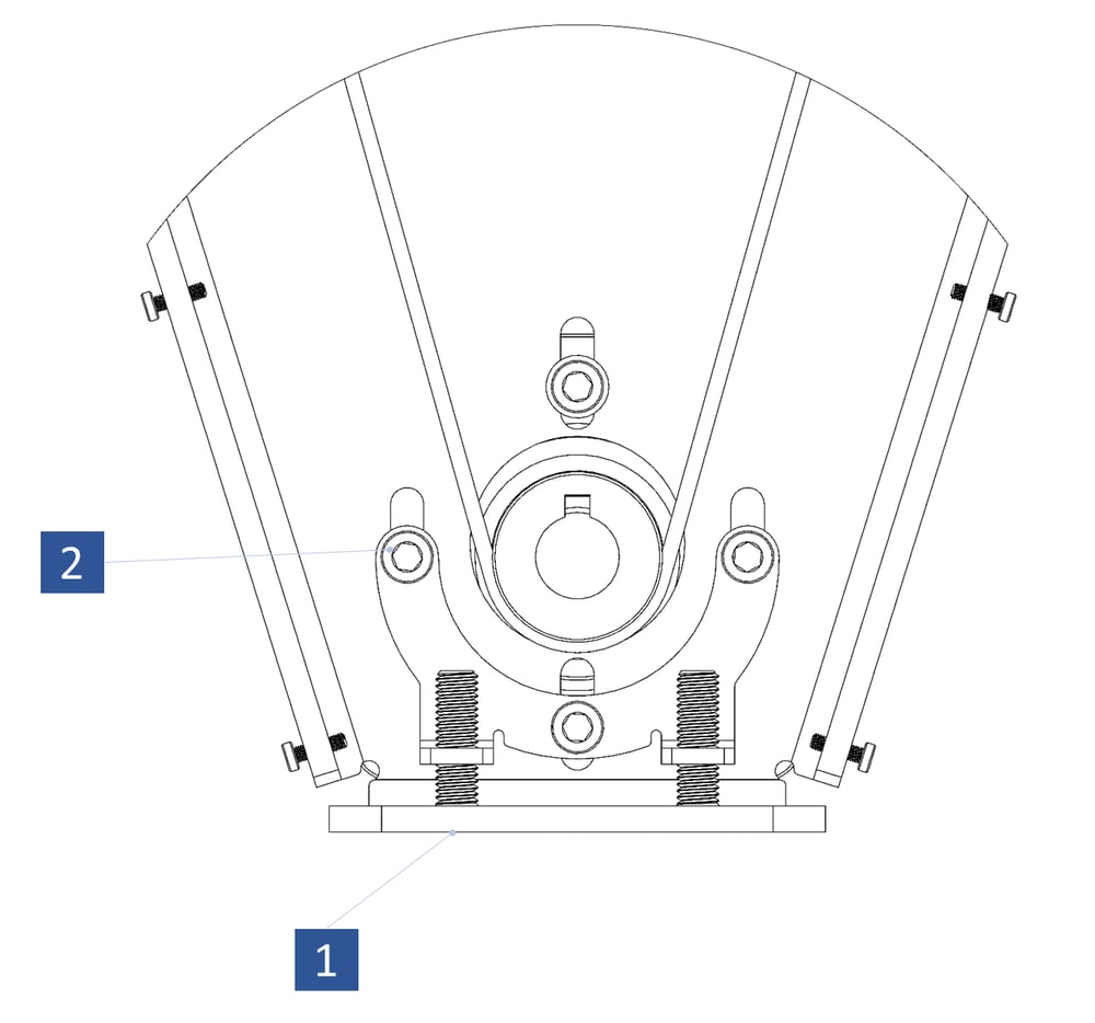 Step 5: drive belt tensioning.