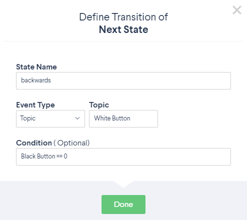 Figure 5: Next State Modal