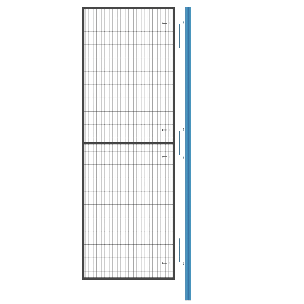 Panel and post assembly