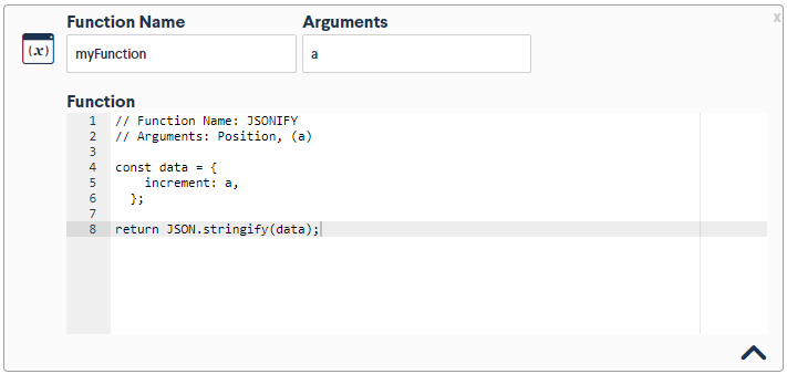 Figure 12: Formatting variables using Lambda Functions