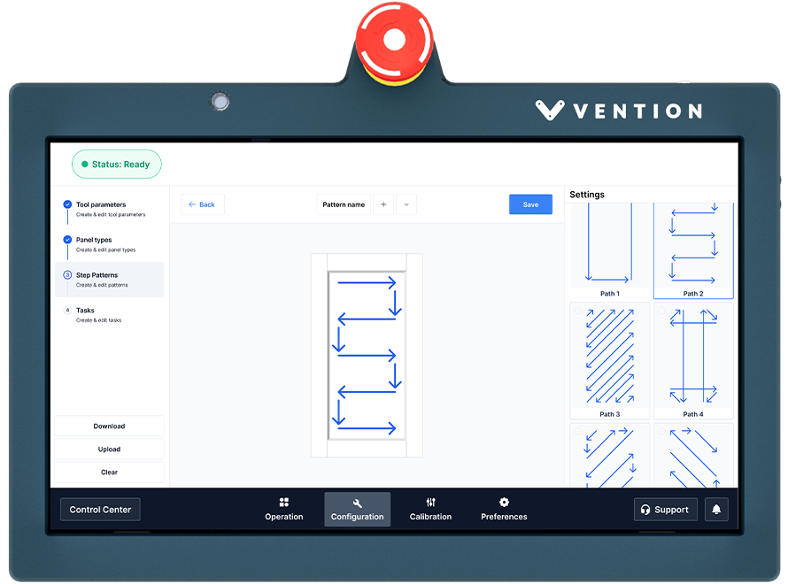 Sanding Robot UI