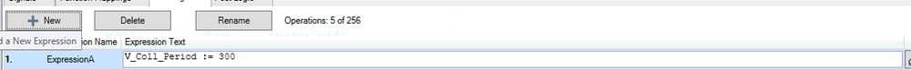 V_Coll_Period Expression